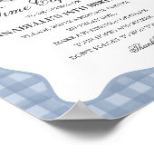 ブルーパステルリトルブー幽霊タイムカプセルゲーム ポスター (角)