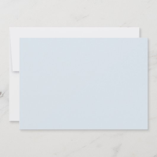 ブルーパステルレインボーオブおもしろい1日目の誕生日写真 招待状 (裏面)