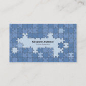 ブルーパズル 名刺 (正面)