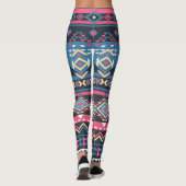 ブルーパタアステカーン女子レギンス レギンス (裏面)