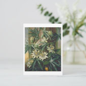 ブルーパッションフラワー「花の寺」by R ポストカード (スタンド正面)