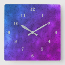 ブルーパプルピンク大理石、レインボーアート