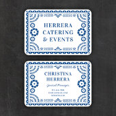 ブルーパペルカラフルピカドケータリングイベントスタイリスト 名刺