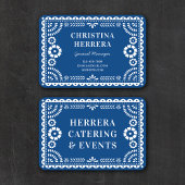 ブルーパペルカラフルピカドケータリングイベントスタイリスト 名刺