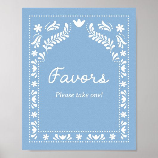 ブルーパペルピカドの好意サイン ポスター (正面)