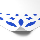 ブルーパペル王室のピカドミリカンスアニョスのポスター ポスター (角)