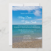 ブルーパラダイスアットミシガン 招待状 (正面)