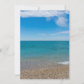 ブルーパラダイスアットミシガン 招待状 (裏面)