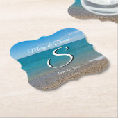 ブルーパラダイス結婚ズ紙コースター ペーパーコースター (アングル)