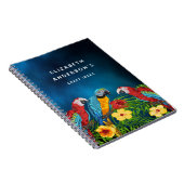 ブルーパロッツ工芸品名 ノートブック (右側)