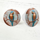 ブルーパロットオンコッパー分岐 セラミックノブ