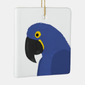 ブルーパロットオーナメント セラミックオーナメント (右)