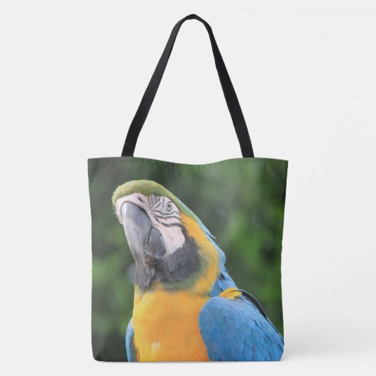 ブルーパロットトートバッグ トートバッグ (裏面)