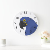 ブルーパロット ラージ壁時計 (ホーム)