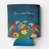 ブルーパロッ離れトの夏の家の名前 缶クーラー (裏面)