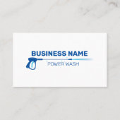 ブルーパワー洗浄圧力洗浄屋根清掃 名刺 (裏面)