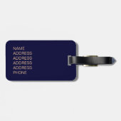 ブルーパンサー ラゲッジタグ (裏面横)