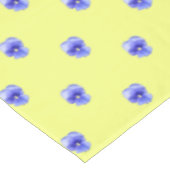 ブルーパンシーオンイエロー – テーブルクロス (アングル)