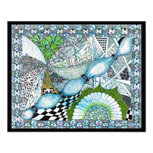 ブルーパンダ フォトプリント            (正面)