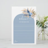 ブルーパンパスグラスアドバイスのためのママはカードになる (スタンド正面)