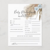 ブルーパンパスグラスベビー予測&アドバイスカード (正面)