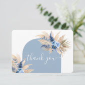 ブルーパンパスグラスボーイサンキューカード サンキューカード (スタンド正面)