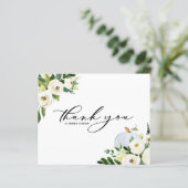 ブルーパンプキングリーンリー卒業サンキューカード (スタンド正面)