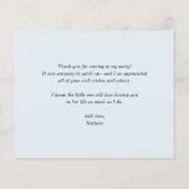 ブルーパンプキングリーンリー卒業サンキューカード (裏面)