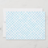 ブルーパンプキンサンキューカード 招待状 (裏面)