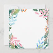 ブルーパンプキンジェンダーパーティーの少年を明かす サンキューカード (裏面)