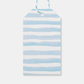 ブルーパンプキントラックフェイク金ゴールドサンキューラベル ギフトタグ (裏面)