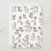 ブルーパンプキントラックベビーシャワーサンキューカード 招待状 (裏面)