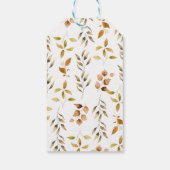 ブルーパンプキントラック赤ちゃんシャワーありがとうラベル ギフトタグ (裏面)