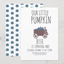 ブルーパンプキンパッチハロウィーンパンプキンワゴン