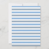 ブルーパンプキンファースト誕生日招待状 招待状 (裏面)