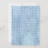 ブルーパンプキンベビーシャワー招待状 | 秋テーマ 招待状 (裏面)