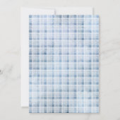 ブルーパンプキンベビーシャワー招待状 | 秋テーマ 招待状 (裏面)