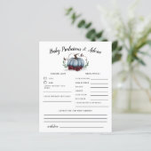 ブルーパンプキンベビー予測とアドバイスカード (スタンド正面)