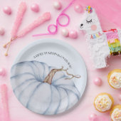 ブルーパンプキンボーイベビーシャワー ペーパープレート (パーティー)