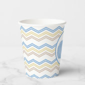 ブルーパンプキン秋バースデーパーティー紙カップ 紙コップ (正面)