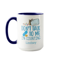 ブルーパーソナライズされたおもしろい薬剤師/テクコーヒー