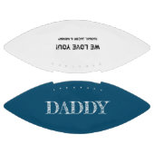 ブルーパーソナライズされたエッチングパパ文字父の日 アメリカンフットボール (パネル)