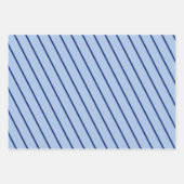 ブルーパーソナライズされたカスタム誕生日16歳 ラッピングペーパーシート (正面2)