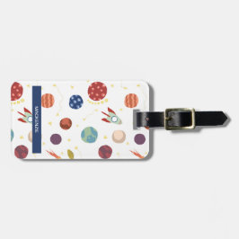 ブルーパーソナライズされたコズミックラゲッジタグ ラゲッジタグ