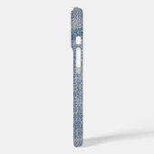 ブルーパーソナライズされたジーンズ Case-Mate iPhoneケース (裏面 / 左)