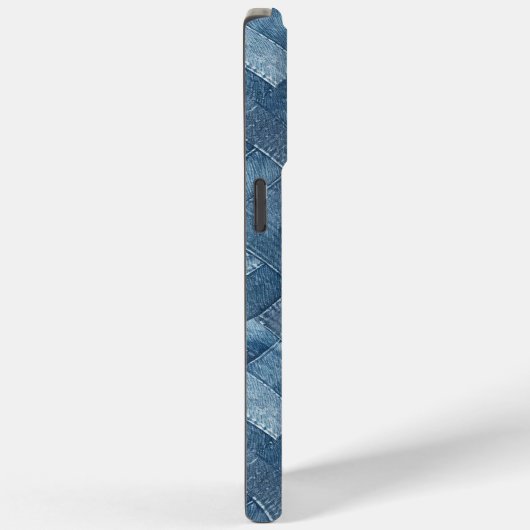 ブルーパーソナライズされたジーンデニムiPhone / iPadケース Case-Mate iPhoneケース (裏面 / 右)