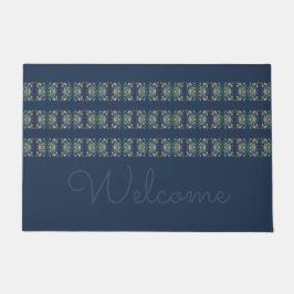 ブルーパーソナライズされたスのドアマット ドアマット