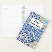 ブルーパーソナライズされたタ地中海のイルプランナー プランナー手帳 (ディスプレー)