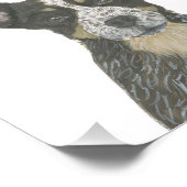 ブルーパーソナライズされたヒーラーキャットルドッグ フォトプリント            (角)