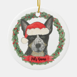 ブルーパーソナライズされたヒーラー セラミックオーナメント